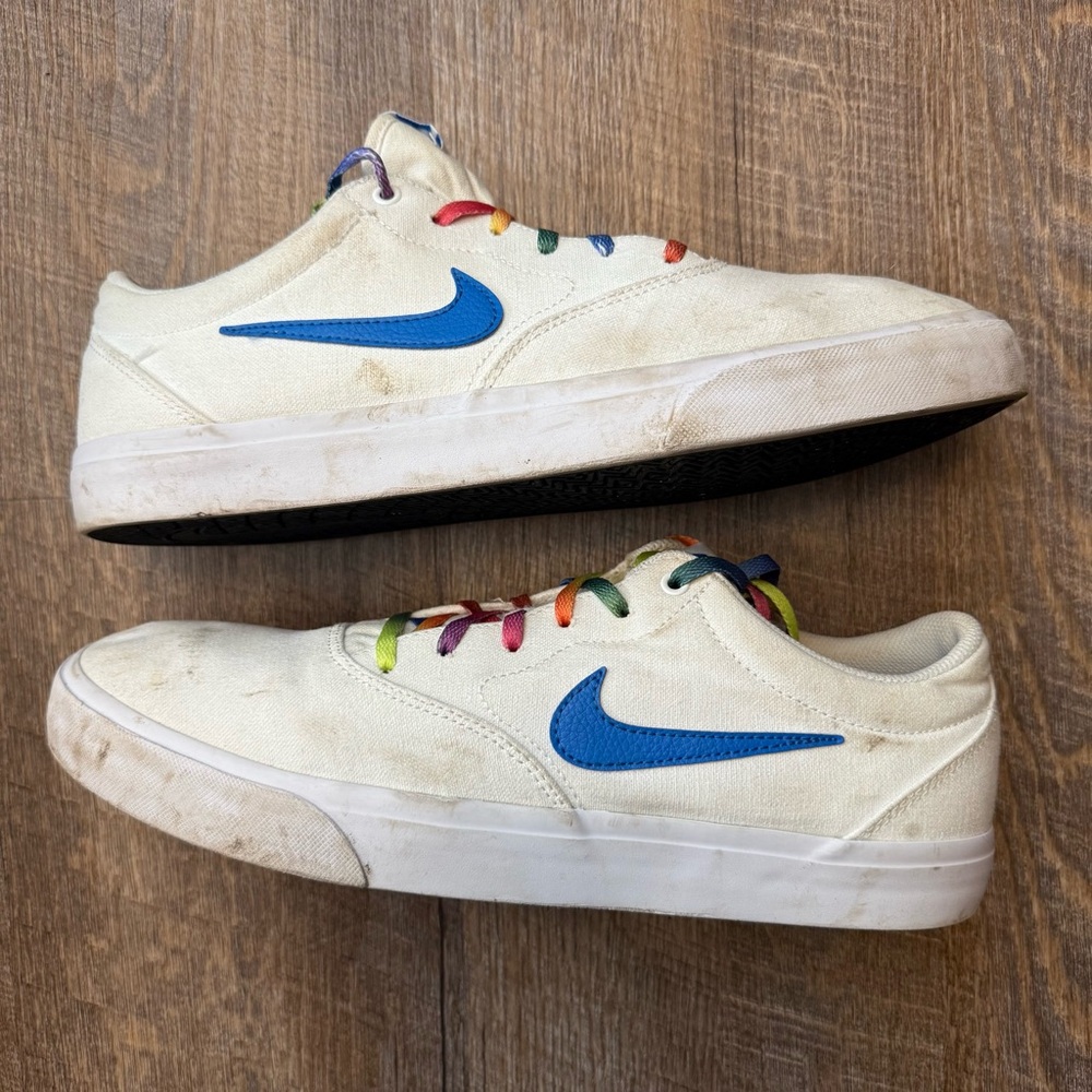 Nike Charge Canvas SB White Signal Blue